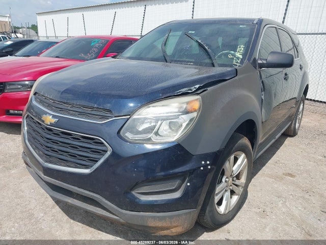 2016 Chevrolet Equinox Ls მანქანა იყიდება აუქციონზე, vin: 2GNALBEK0G1131727, აუქციონის ნომერი: 45289237