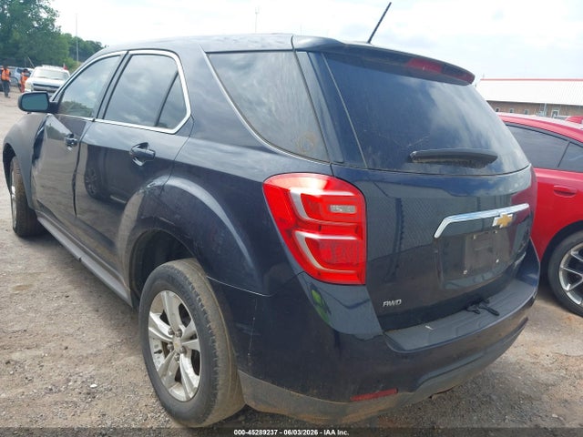 2016 Chevrolet Equinox Ls მანქანა იყიდება აუქციონზე, vin: 2GNALBEK0G1131727, აუქციონის ნომერი: 45289237