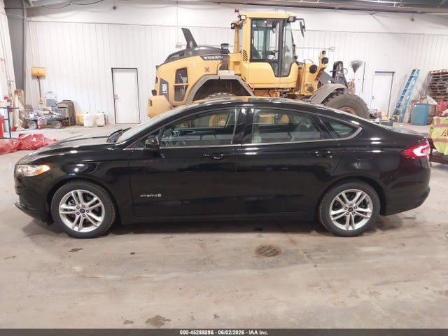 45289295 :رقم المزاد ، 3FA6P0UU1JR123011 vin ، 2018 Ford Fusion Hybrid S مزاد بيع