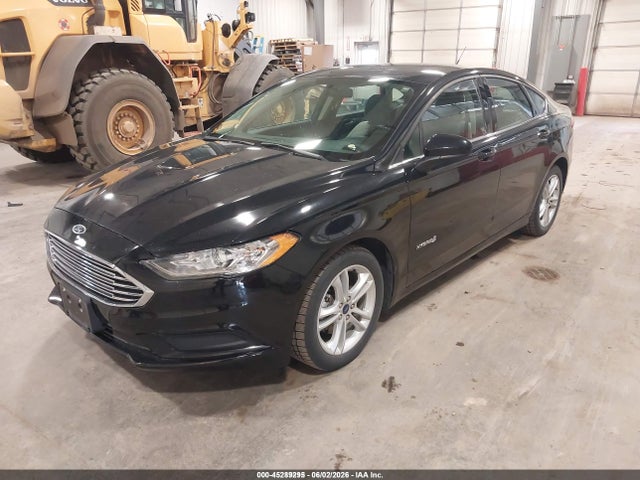 45289295 :رقم المزاد ، 3FA6P0UU1JR123011 vin ، 2018 Ford Fusion Hybrid S مزاد بيع