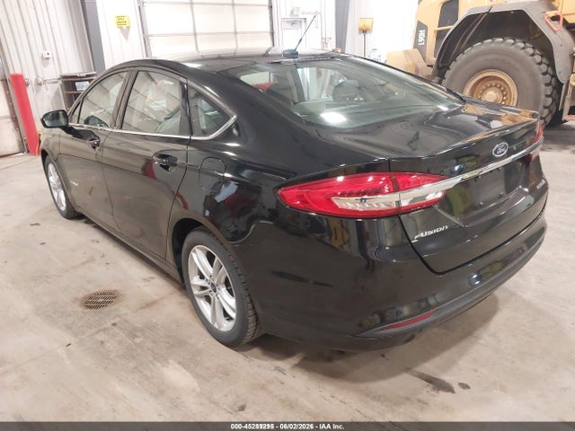 45289295 :رقم المزاد ، 3FA6P0UU1JR123011 vin ، 2018 Ford Fusion Hybrid S مزاد بيع
