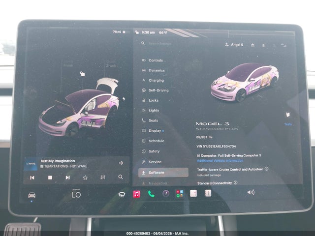 Продажа на аукционе авто 2020 Tesla Model 3 Standard Range Plus Rear-wheel Drive/standard Range Rear-wheel Drive, vin: 5YJ3E1EA6LF804704, номер лота: 45289403