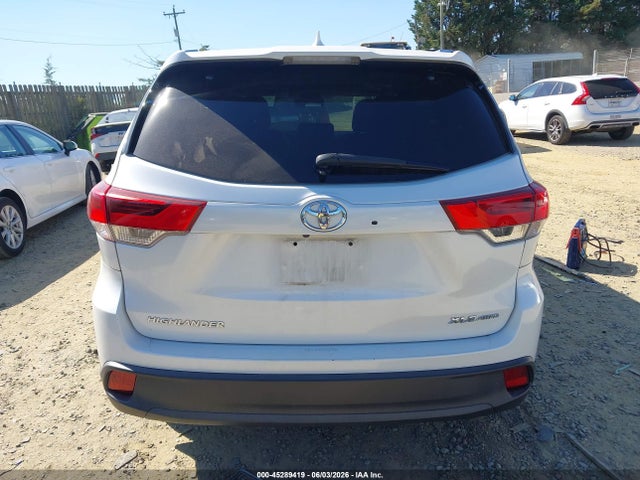 Auction sale of the 2018 Toyota Highlander Xle, vin: 5TDJZRFH0JS526249, lot number: 45289419