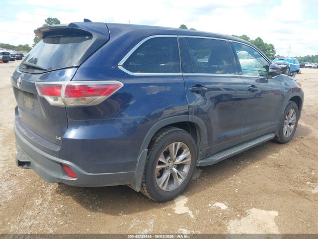 Aukcja sprzedaży 2015 Toyota Highlander Le Plus V6, vin: 5TDZKRFHXFS069979, numer aukcji: 45289486