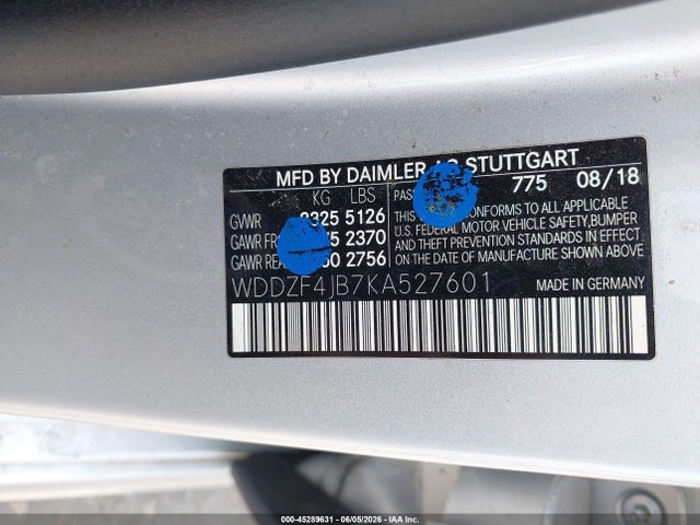 Mercedes-Benz E 300 2019 WDDZF4JB7KA527601 Image 9
