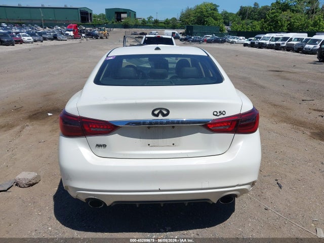 Продажа на аукционе авто 2018 Infiniti Q50 3.0t Luxe, vin: JN1EV7AR9JM431284, номер лота: 45289679