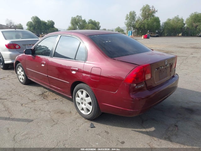 2002 Honda Civic Ex მანქანა იყიდება აუქციონზე, vin: 2HGES26862H557844, აუქციონის ნომერი: 45289696