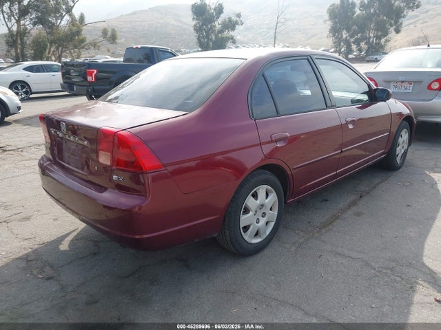 2002 Honda Civic Ex მანქანა იყიდება აუქციონზე, vin: 2HGES26862H557844, აუქციონის ნომერი: 45289696