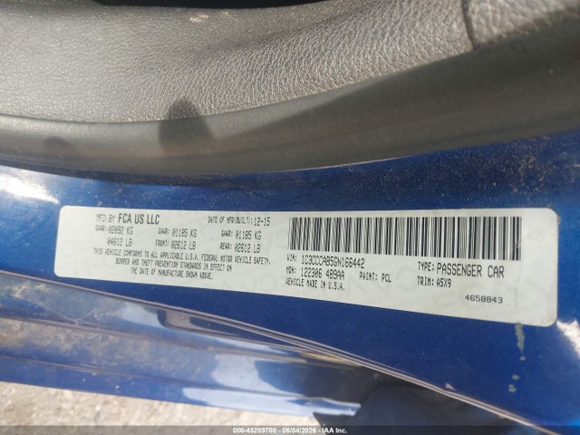 Продаж на аукціоні авто 2016 Chrysler 200 Limited, vin: 1C3CCCAB5GN166442, номер лоту: 45289700