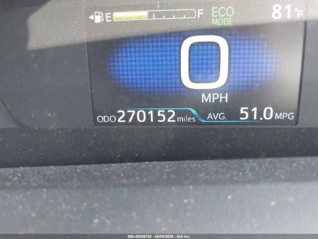 45289705 :رقم المزاد ، JTDKAMFU7N3154976 vin ، 2022 Toyota Prius Le مزاد بيع