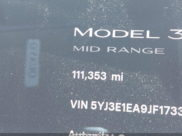 Продажа на аукционе авто 2018 Tesla Model 3 Long Range/mid Range, vin: 5YJ3E1EA9JF173377, номер лота: 45289746