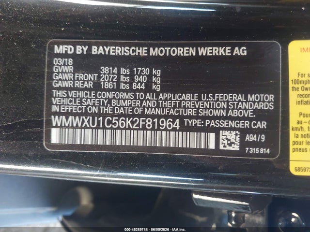 Mini Hardtop Cooper 2019 WMWXU1C56K2F81964 Image 9