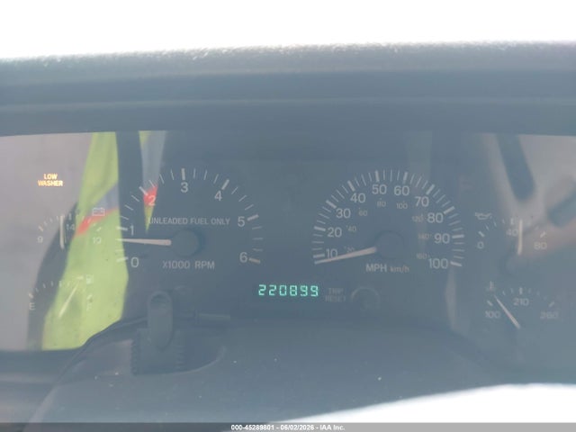1999 Jeep Cherokee Classic/sport მანქანა იყიდება აუქციონზე, vin: 1J4FT68S7XL540216, აუქციონის ნომერი: 45289801