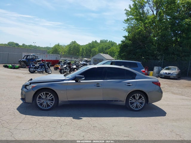 45289880 :رقم المزاد ، JN1EV7AR8JM444107 vin ، 2018 Infiniti Q50 3.0t Sport مزاد بيع