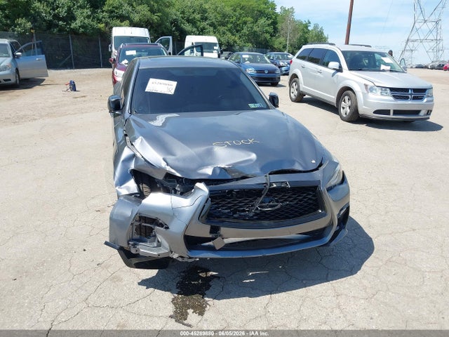 45289880 :رقم المزاد ، JN1EV7AR8JM444107 vin ، 2018 Infiniti Q50 3.0t Sport مزاد بيع