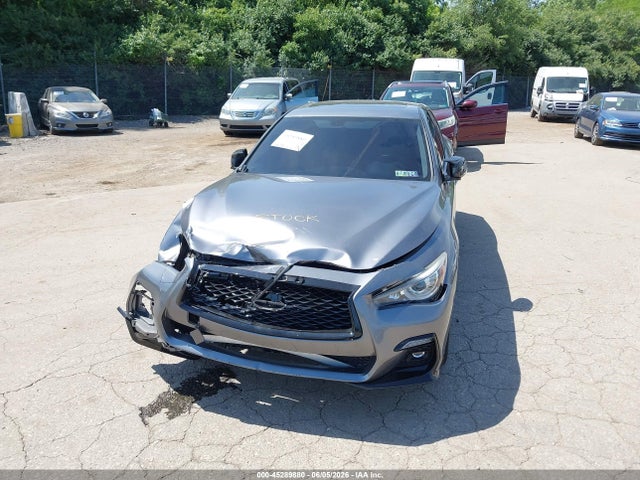 45289880 :رقم المزاد ، JN1EV7AR8JM444107 vin ، 2018 Infiniti Q50 3.0t Sport مزاد بيع