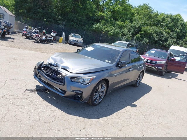 45289880 :رقم المزاد ، JN1EV7AR8JM444107 vin ، 2018 Infiniti Q50 3.0t Sport مزاد بيع