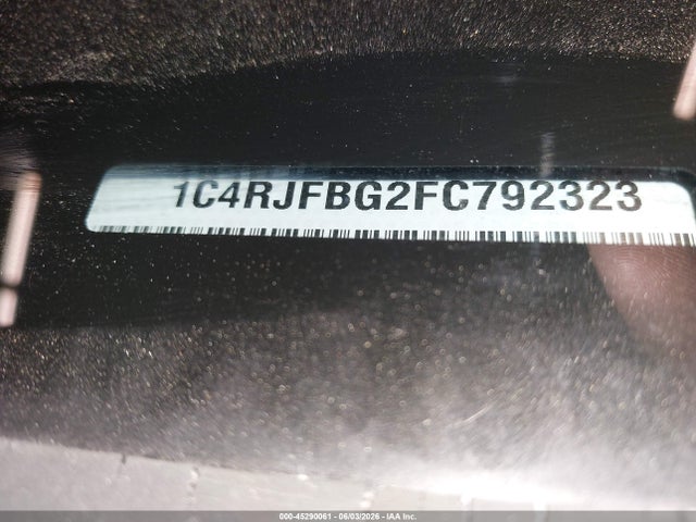 1C4RJFBG2FC792323 Jeep Grand Cherokee Limited