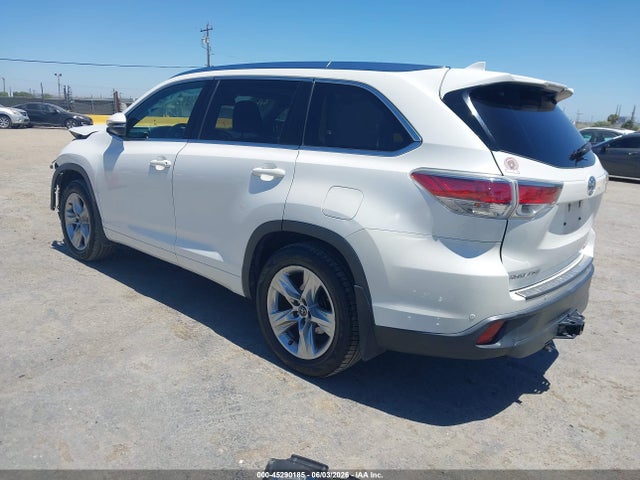 Toyota Highlander Limited V6 2016 5TDDKRFH8GS330439 Image 3