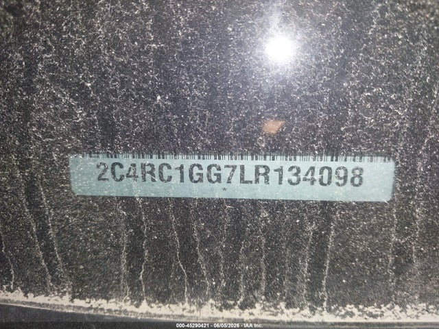 45290421 :رقم المزاد ، 2C4RC1GG7LR134098 vin ، 2020 Chrysler Pacifica Limited مزاد بيع