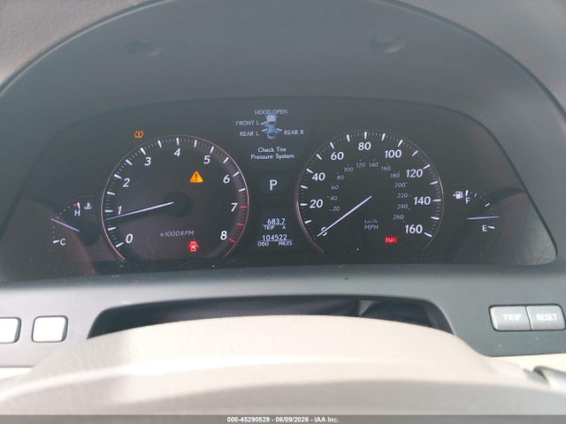 45290529 :رقم المزاد ، JTHGL46F075013240 vin ، 2007 Lexus Ls 460 L مزاد بيع