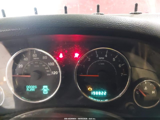 Продаж на аукціоні авто 2012 Jeep Wrangler Unlimited Sahara, vin: 1C4BJWEG3CL239950, номер лоту: 45290654