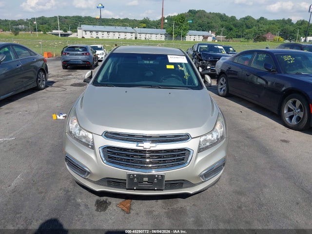 45290772 :رقم المزاد ، 1G1PC5SB6F7295826 vin ، 2015 Chevrolet Cruze 1lt Auto مزاد بيع