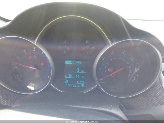 45290772 :رقم المزاد ، 1G1PC5SB6F7295826 vin ، 2015 Chevrolet Cruze 1lt Auto مزاد بيع