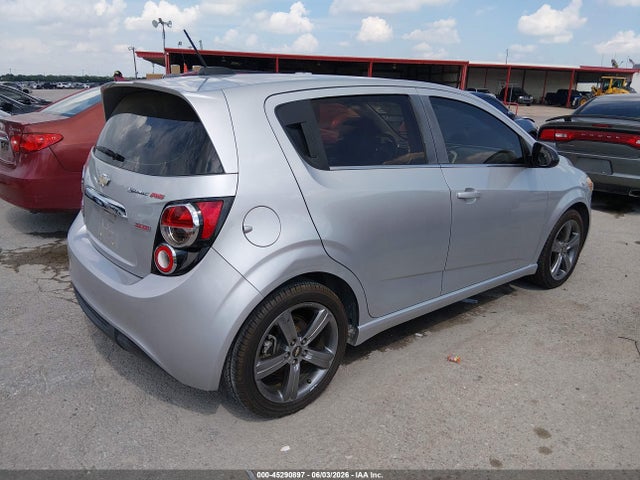 2015 Chevrolet Sonic Rs Auto მანქანა იყიდება აუქციონზე, vin: 1G1JG6SB6F4207021, აუქციონის ნომერი: 45290897