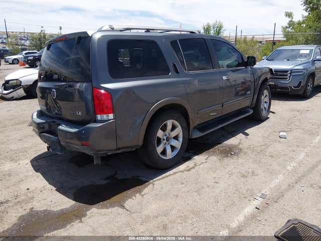 Продаж на аукціоні авто 2008 Nissan Armada Le, vin: 5N1BA08D48N633401, номер лоту: 45290906