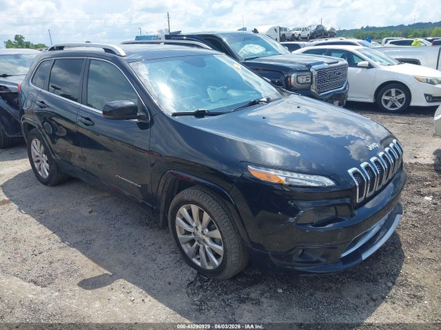 2017 Jeep Cherokee Overland Fwd მანქანა იყიდება აუქციონზე, vin: 1C4PJLJS3HW573108, აუქციონის ნომერი: 45290929