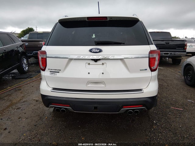 2018 Ford Explorer Platinum მანქანა იყიდება აუქციონზე, vin: 1FM5K8HT1JGC61882, აუქციონის ნომერი: 45291010