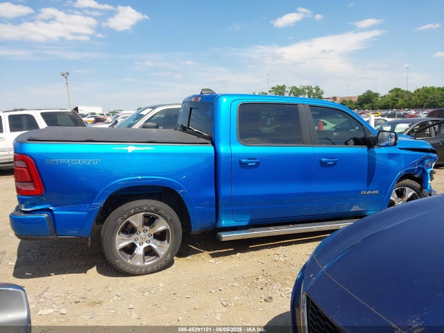 45291101 :رقم المزاد ، 1C6SRFJT4NN154769 vin ، 2022 Ram 1500 Laramie  4x4 5'7 Box مزاد بيع