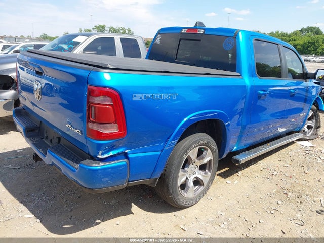 45291101 :رقم المزاد ، 1C6SRFJT4NN154769 vin ، 2022 Ram 1500 Laramie  4x4 5'7 Box مزاد بيع