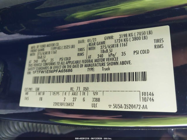 Ford F-150 Xlt 2023 1FTFW1E56PFA65686 Image 9