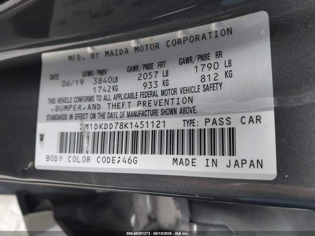 JM1DKDD78K1451121 Mazda Cx-3 Grand Touring