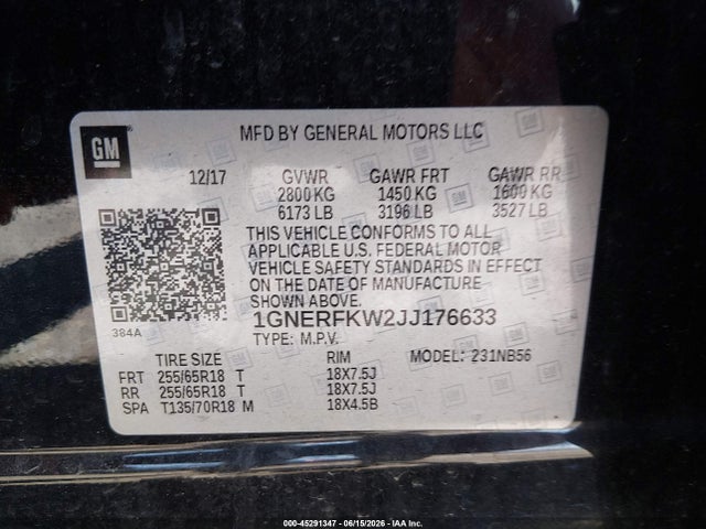 Chevrolet Traverse Ls 2018 1GNERFKW2JJ176633 Image 9