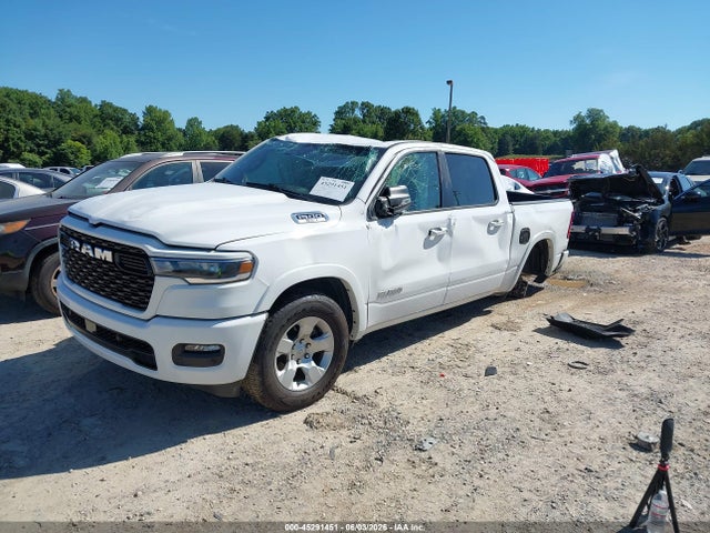 2025 Ram 1500 Big Horn  4x4 5'7 Box მანქანა იყიდება აუქციონზე, vin: 1C6SRFFPXSN556478, აუქციონის ნომერი: 45291451