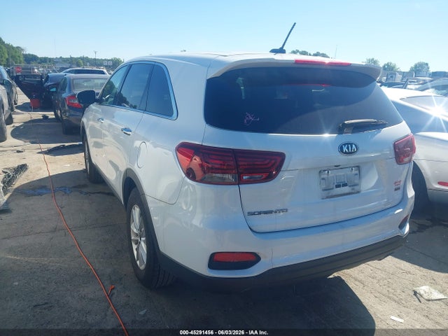 2019 Kia Sorento 2.4l Lx მანქანა იყიდება აუქციონზე, vin: 5XYPG4A36KG575274, აუქციონის ნომერი: 45291456