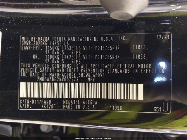 Toyota Corolla Cross Le 2022 7MUBAABG2NV007273 Image 9