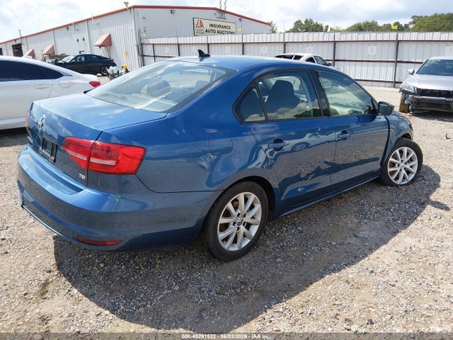 2015 Volkswagen Jetta 1.8t Se მანქანა იყიდება აუქციონზე, vin: 3VWD17AJ0FM282397, აუქციონის ნომერი: 45291522