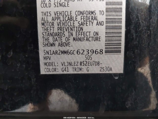 Nissan Pathfinder Sv 2016 5N1AR2MM6GC623968 Image 9