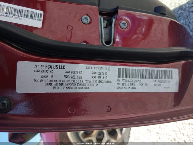 Aukcja sprzedaży 2019 Chrysler 300 300s Awd, vin: 2C3CCAGG6KH610792, numer aukcji: 45291652