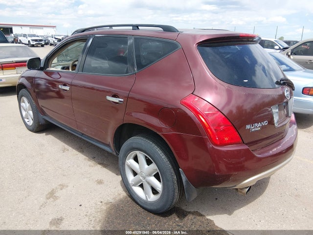 2005 Nissan Murano Se მანქანა იყიდება აუქციონზე, vin: JN8AZ08W15W416375, აუქციონის ნომერი: 45291940
