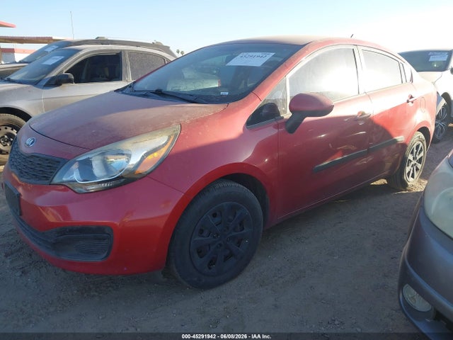 KIA RIO LX 2014 KNADM4A34E6358371 Image 2