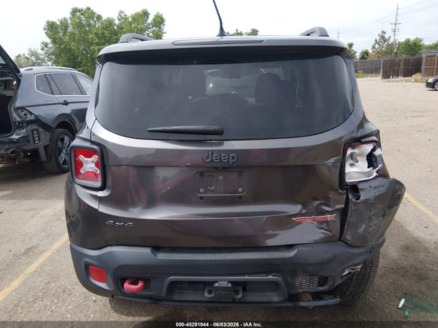 Auction sale of the 2017 Jeep Renegade Trailhawk 4x4, vin: ZACCJBCB8HPF26420, lot number: 45291944