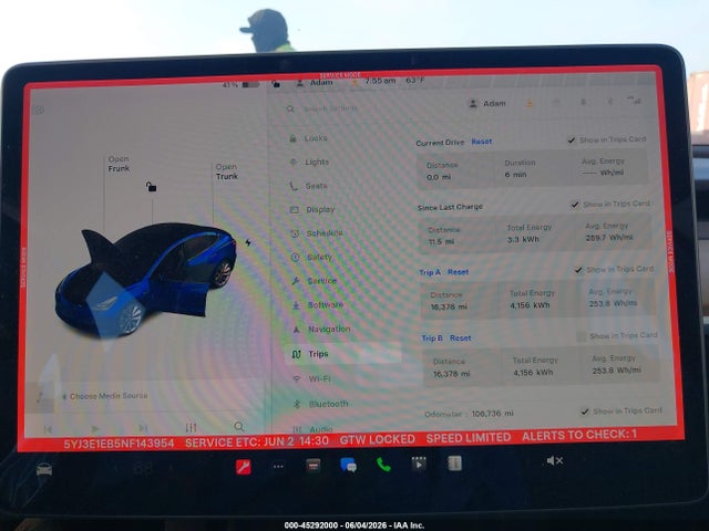 Tesla Model 3 Long Range Dual Motor All-wheel Drive 2022 5YJ3E1EB5NF143954 Image 17