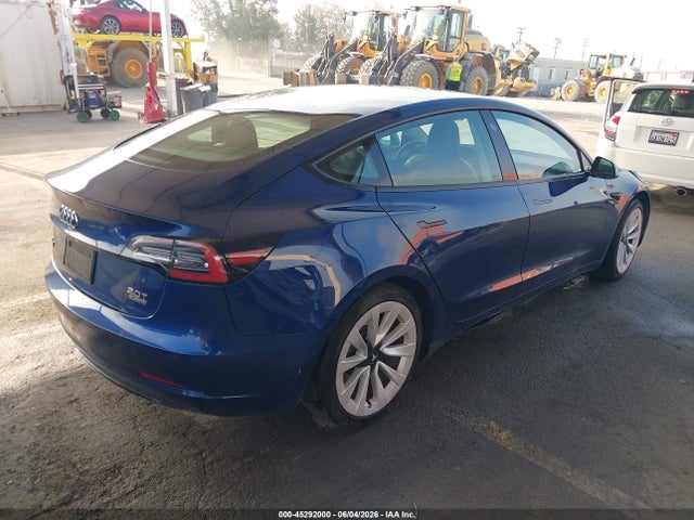 Tesla Model 3 Long Range Dual Motor All-wheel Drive 2022 5YJ3E1EB5NF143954 Image 4