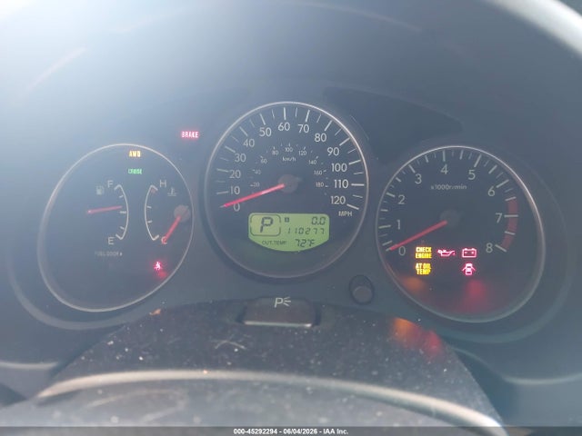 2006 Subaru Forester 2.5x მანქანა იყიდება აუქციონზე, vin: JF1SG63626H725977, აუქციონის ნომერი: 45292294