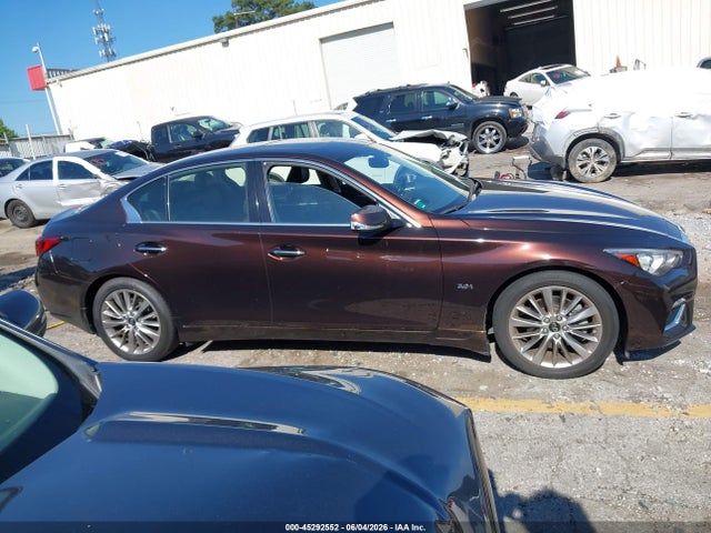 2020 Infiniti Q50 Luxe Awd მანქანა იყიდება აუქციონზე, vin: JN1EV7ARXLM250438, აუქციონის ნომერი: 45292552